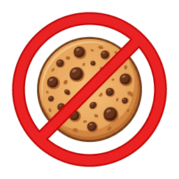 No cookies icon.